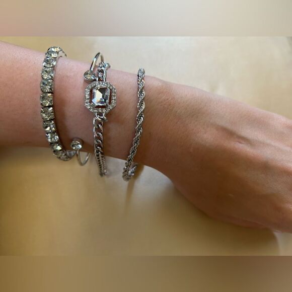 bohemian silver bracelet A643 - Picture 3 of 3